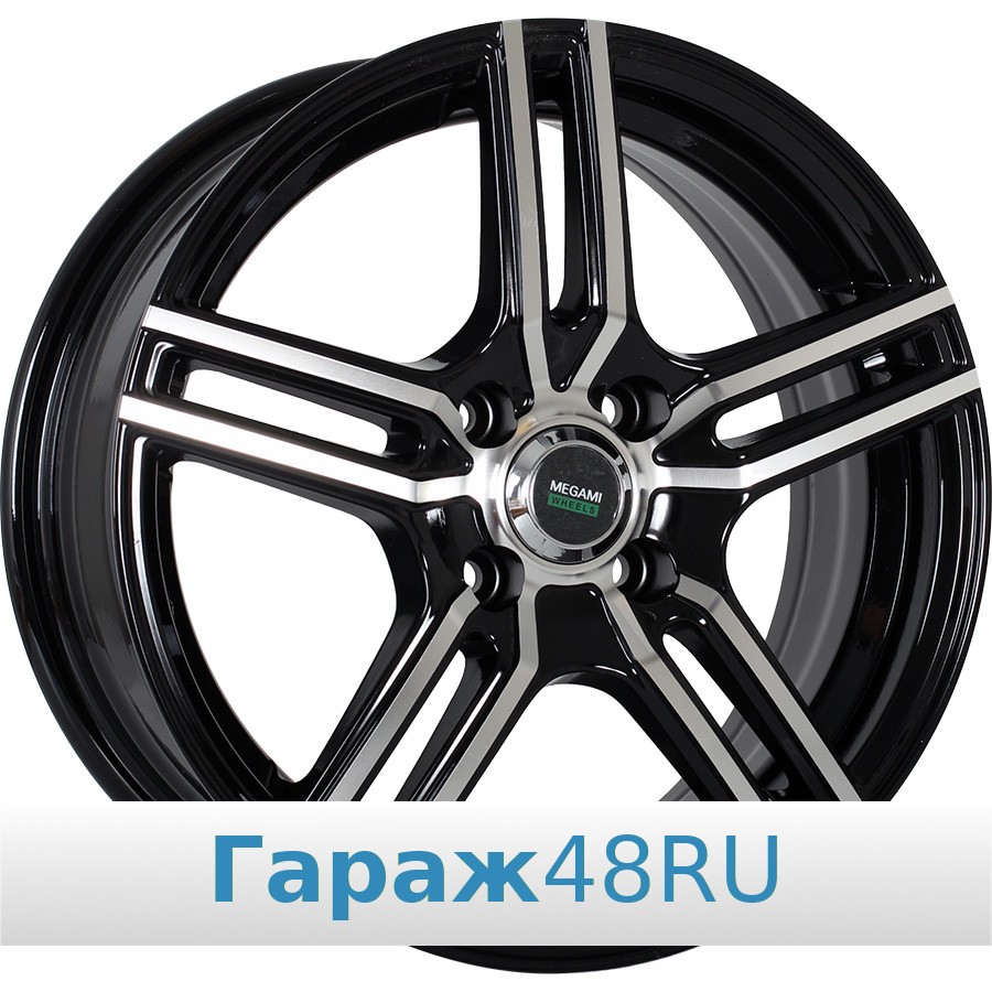 Megami MGM-1 R15 / 6J PCD 4x100 ET 46 ЦО 54.1 Литые Серебристый